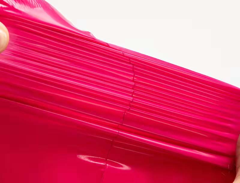 京山玫红色快递袋-05