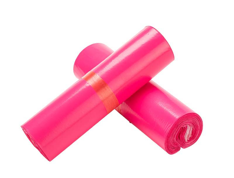 京山玫红色快递袋-02